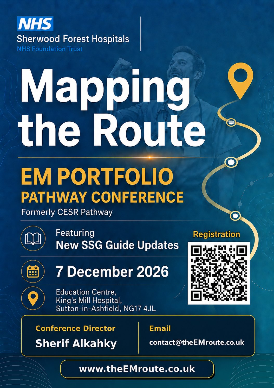 Mapping the Route EM Portfolio Pathway Conference poster