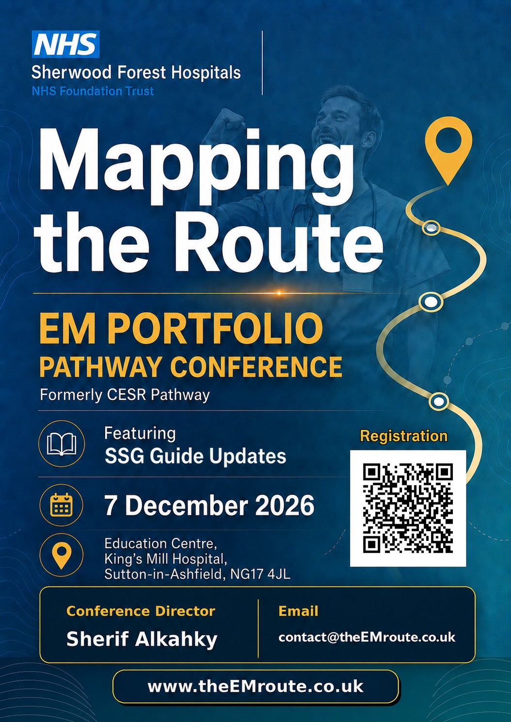Mapping the Route EM Portfolio Pathway Conference poster